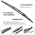 Cleaning Windshield Wiper Blade Corrosion Resistant Window Replacement Windscreen Supplier